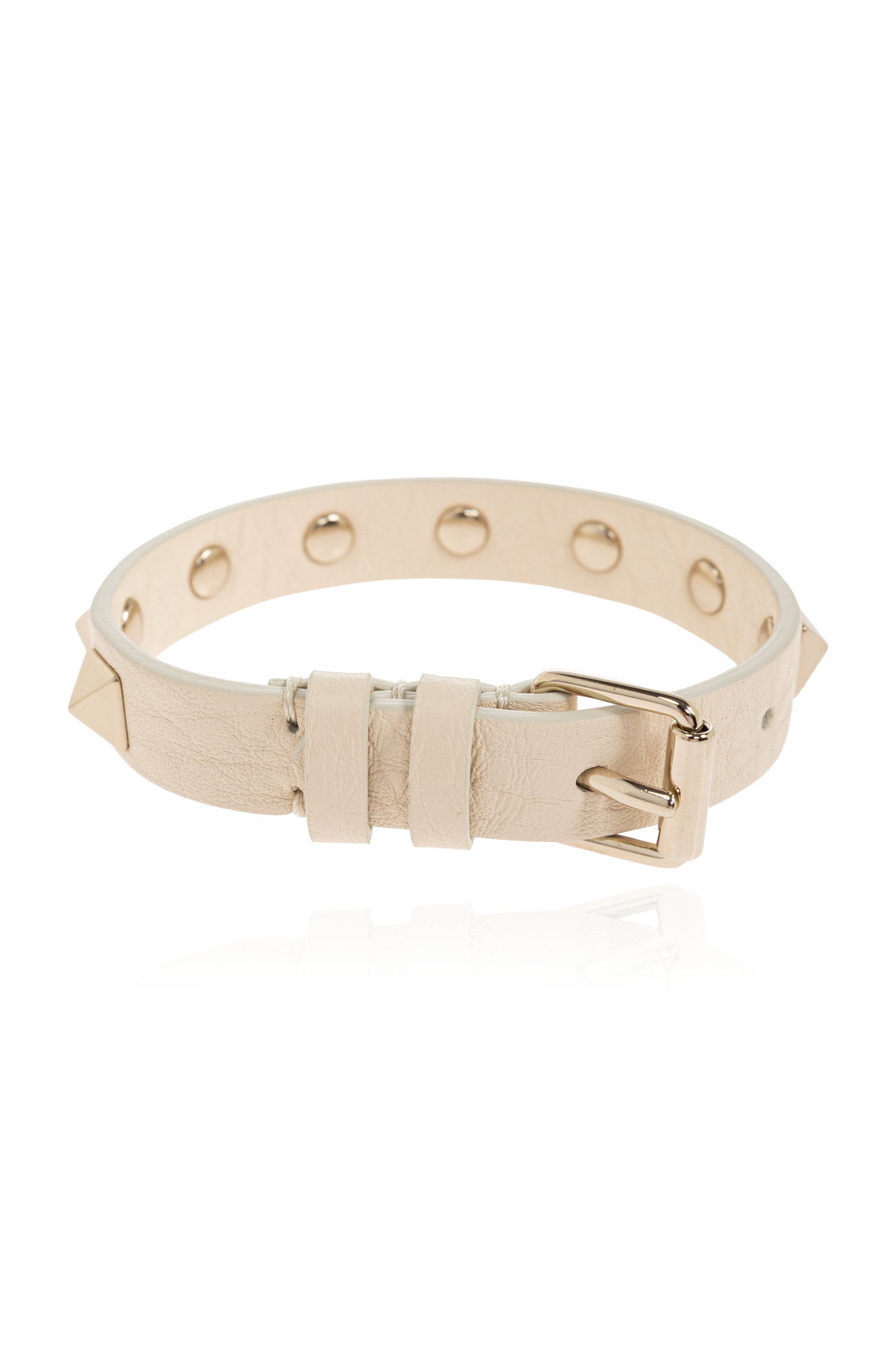 Valentino Garavani Leather bracelet with studs | Women's | Vitkac